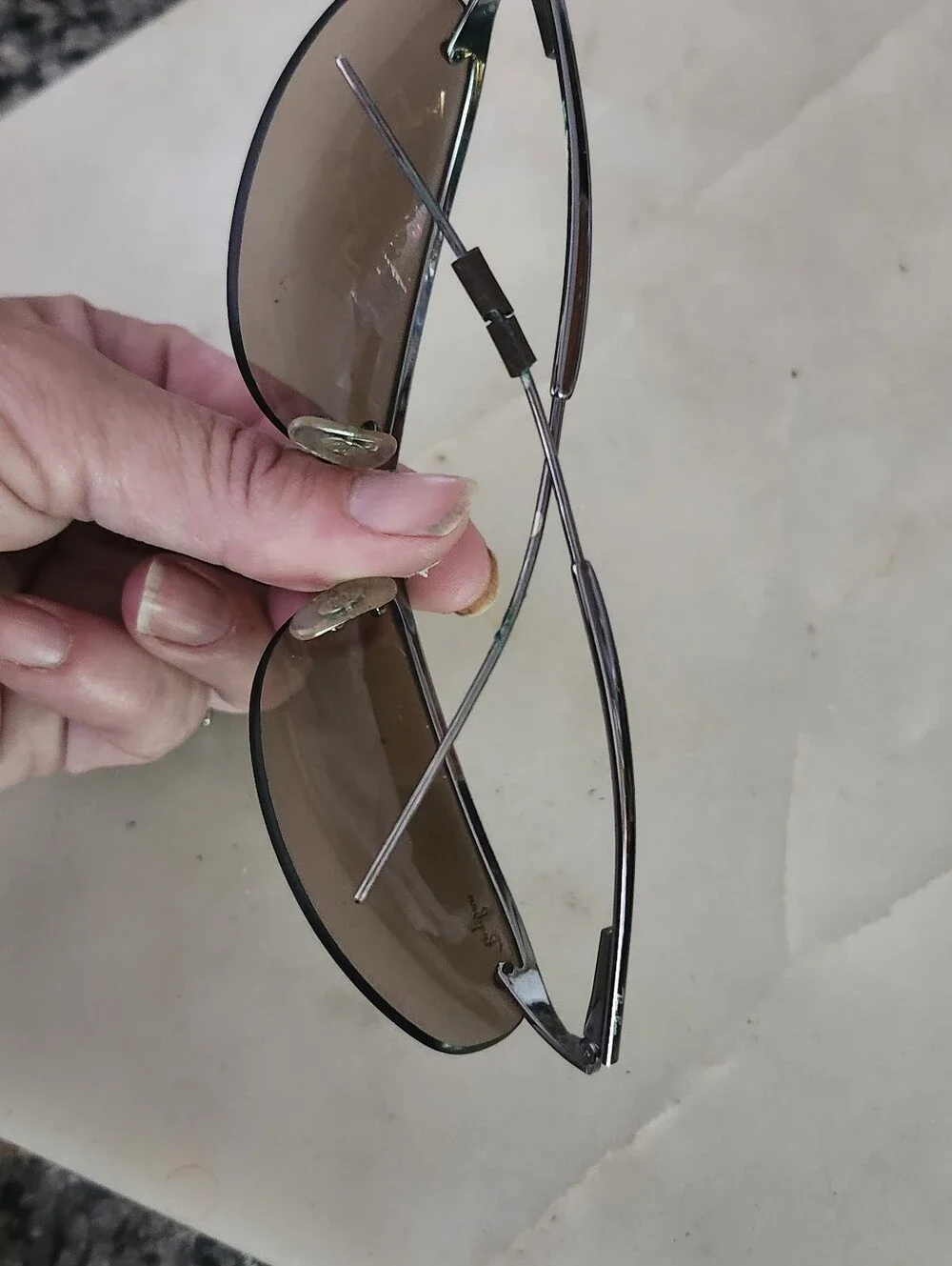 Ray-Ban RB3179 Brown Lens Sunglasses with Black Case